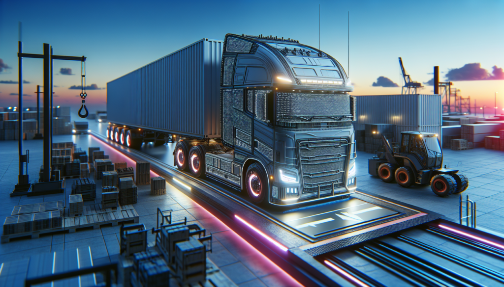 camion d'expédition