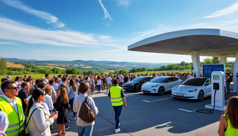 assistez à l'inauguration des nouvelles stations-relais électriques, un enjeu majeur pour le transport routier entre avignon et lille. découvrez comment cette initiative va révolutionner la mobilité durable et faciliter les déplacements en véhicule électrique.