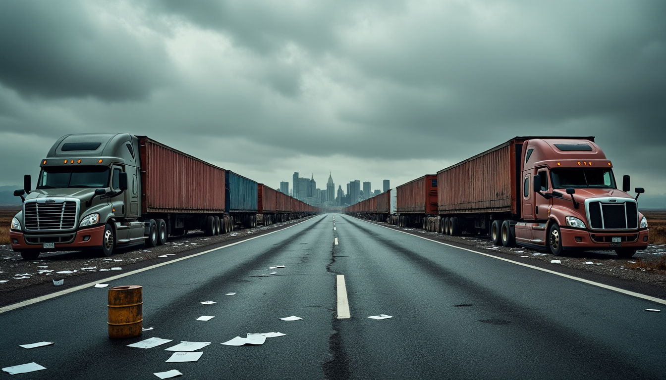 Les faillites en chaîne : comment le secteur du transport routier ...