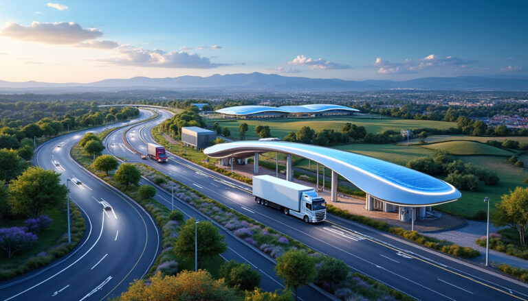 découvrez comment un corridor électrique innovant transforme le transport routier de marchandises entre avignon et lille, facilitant la logistique grâce à des stations-relais intégrées. un projet révolutionnaire pour une mobilité durable et efficace.