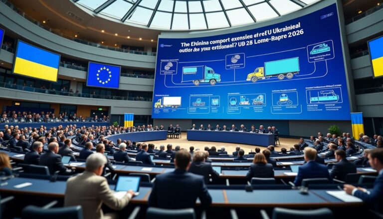 le parlement européen prolonge l'accord de transport routier entre l'ue et l'ukraine jusqu'à la fin de l'année 2026, renforçant ainsi les échanges commerciaux et la coopération entre les deux régions. découvrez les implications de cette décision pour le secteur du transport et l'économie européenne.