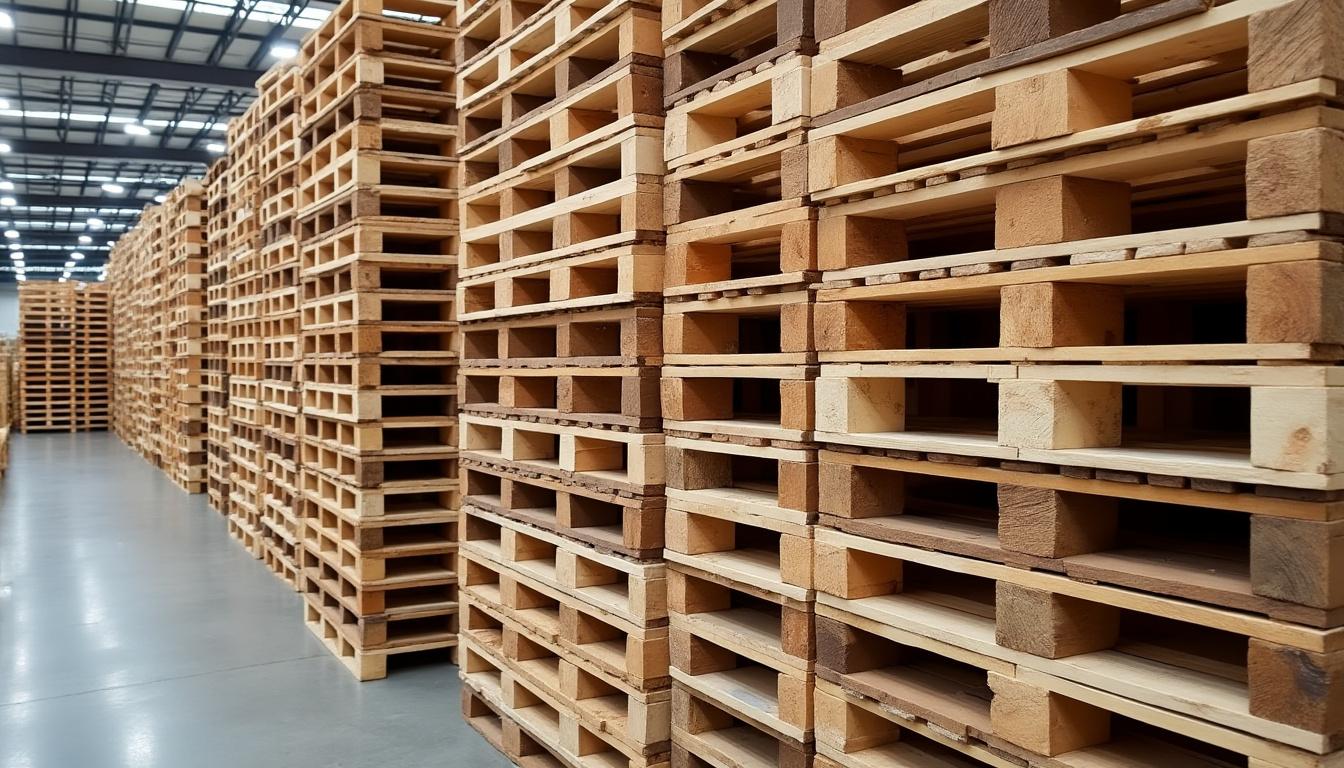 découvrez notre sélection de palettes 100x100, idéales pour vos projets de transport et de stockage. robustesse et qualité au rendez-vous, ces palettes s'adaptent parfaitement à tous vos besoins logistiques. profitez de nos offres spéciales dès maintenant!