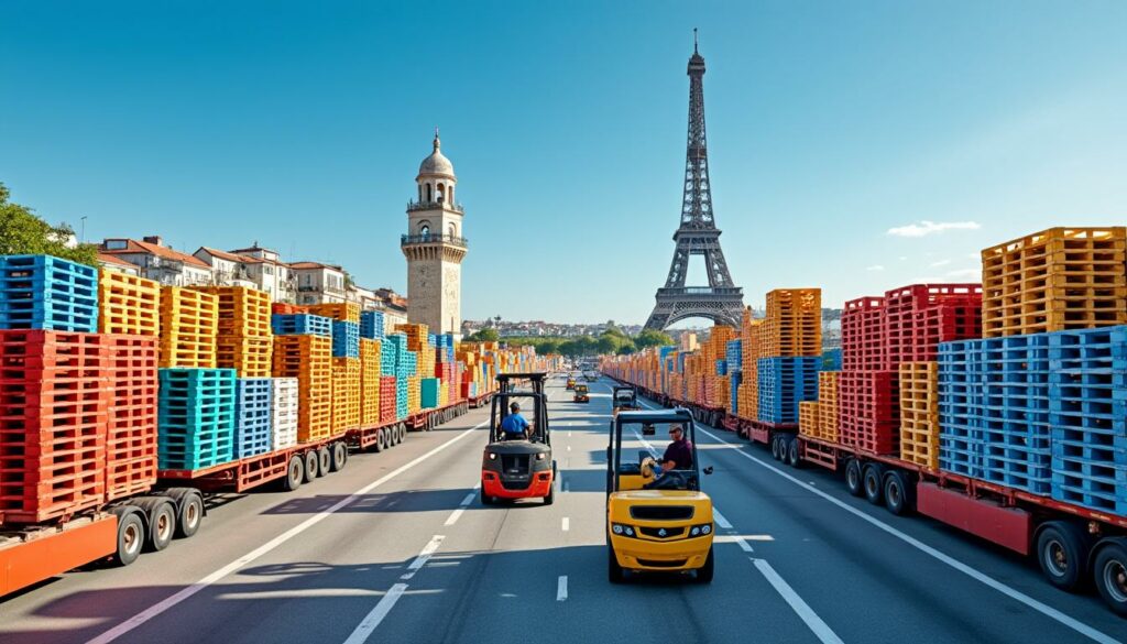 découvrez notre service de transport de palettes entre le portugal et la france, rapide et fiable. bénéficiez d'une logistique adaptée à vos besoins, avec un suivi personnalisé et des tarifs compétitifs pour assurer la livraison de vos marchandises en toute sécurité.