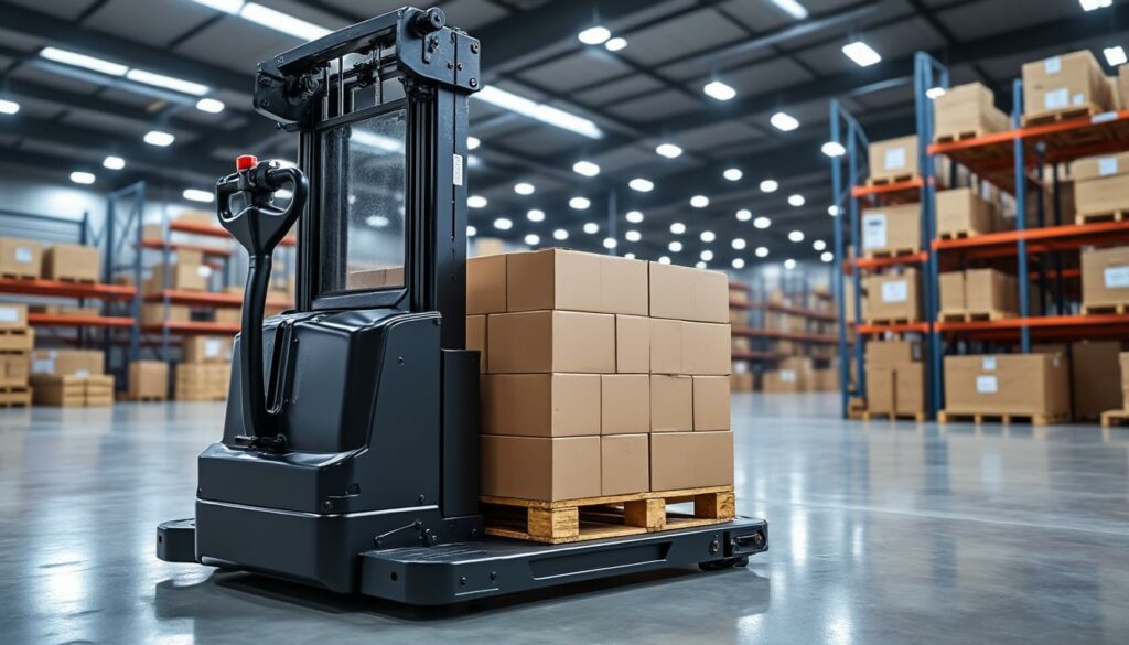 découvrez notre machine de transport palette performante pour un déplacement facile et efficace de vos charges lourdes en entrepôt ou en industrie.