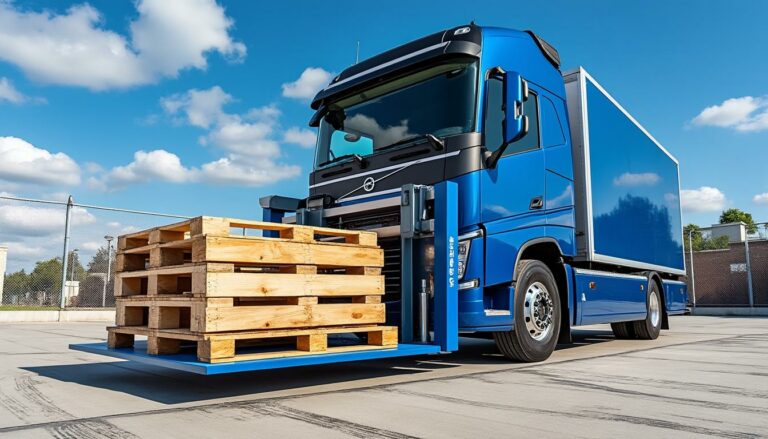 découvrez notre porte palette camion robuste et pratique, idéal pour transporter facilement vos palettes en toute sécurité.