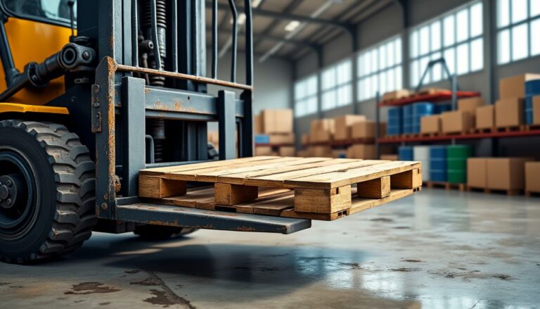 service professionnel d'enlèvement de palettes usagées ou endommagées, rapide et écologique pour optimiser l'espace de votre entrepôt.