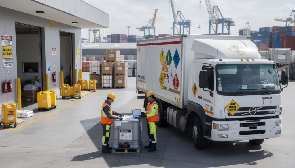 découvrez les obligations légales pour les entreprises expéditrices lors du transport de matières dangereuses afin d'assurer sécurité et conformité.